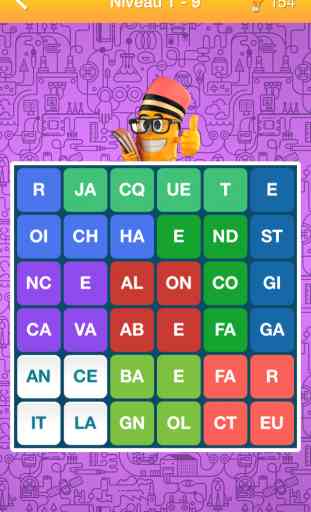 Worders:Parties de mots - recherche par mot-jeu de puzzle, trouver, rassembler et mots de deviner sur le terrain 2