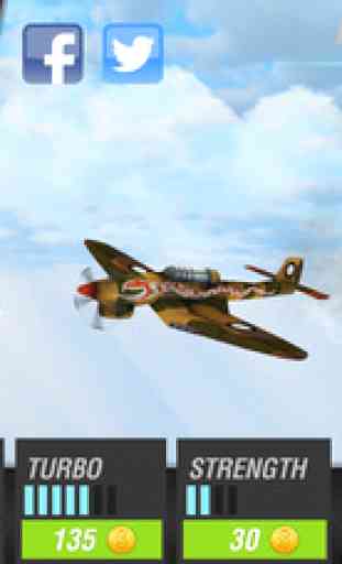 Avion de Chasse de Guerre . Combat de Avions Jeu 3