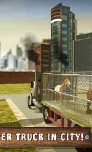 Sauvage cheval transporteur un camion simulateur 2016 3