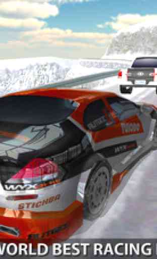 voiture sports d'hiver dérive fièvre rallye course 1