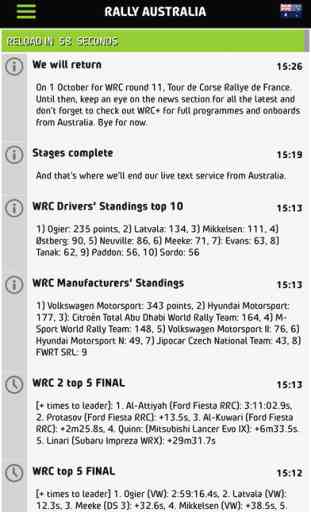 WRC – The Official App of the FIA World Rally Championship 4
