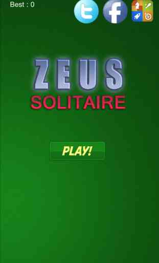 Great Zeus Immortals Spartan Glory Solitaire Wars : Le meilleur Jeu de Cartes de l'Olympe Elite Pro 2