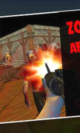 Zombie Frontier Underworld - Tuer des fantômes dans la ville infectée et tirer zombies stupides sur l'autoroute 2