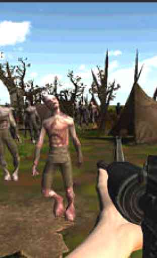 Zombie Frontier Underworld - Tuer des fantômes dans la ville infectée et tirer zombies stupides sur l'autoroute 4