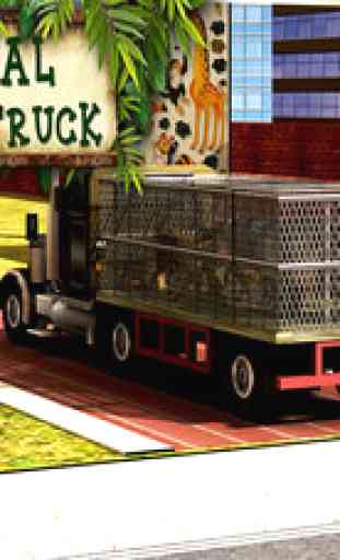 zoo camion de transport des animaux et un parking mania conduite 3
