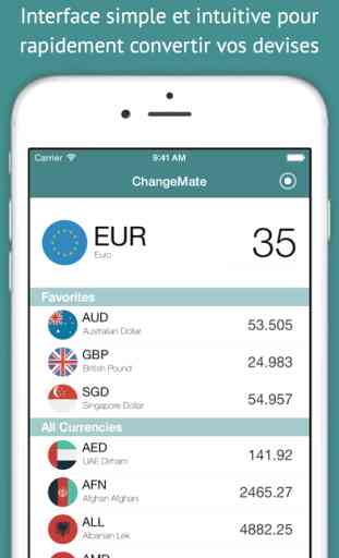 ChangeMate - Convertisseur de devises avec widget 1