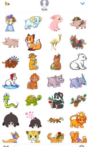 Zoo Cuties: Cute Animal Autocollants for iMessage 3