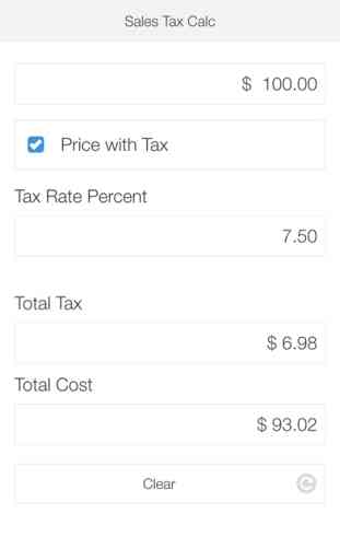 Sales Tax Calculator App 1