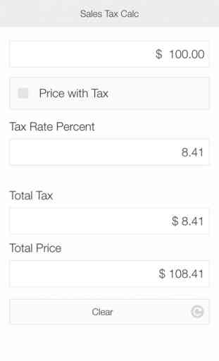 Sales Tax Calculator App 2