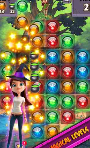 Bubble Girl Soda Witch - Pop the yummy gem candy and easy shooter puzzle 2