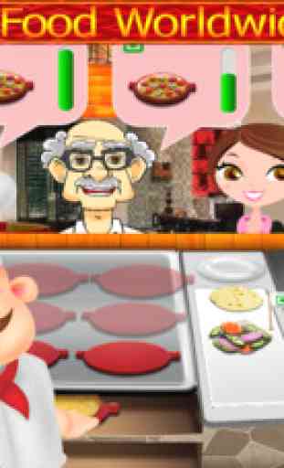 Chef cuisinier Maître Fever alimentaire: Maker Hamburger, Hot Dog, Pizza Jeux Gratuits 2