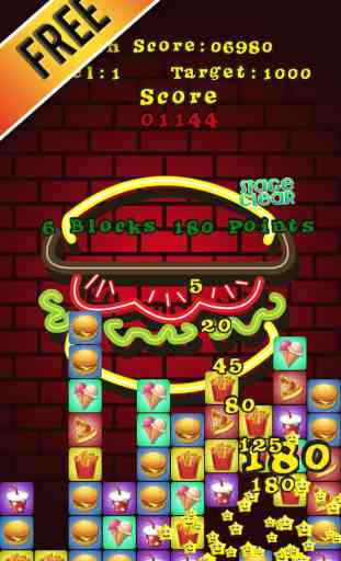 Food Saga Puzzle Blitz: World of Hungry Burger Brothers - Free Game Edition for iPad, iPhone and iPod 2