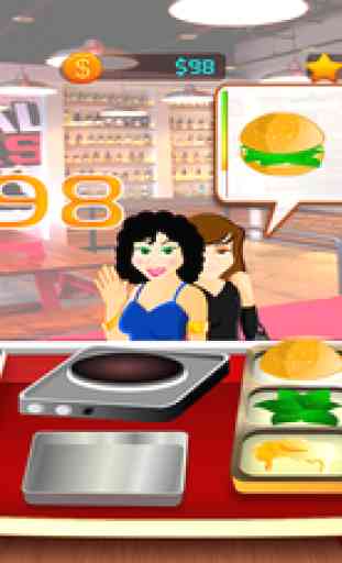Burger Dash - (Top pizza hamburger jeu de dîner) 2
