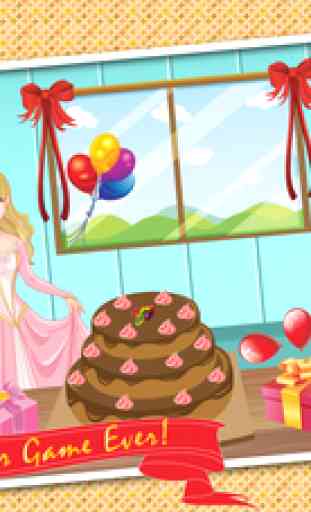 princesse gâteau d'anniversaire jeu de cuisine maker - faire votre propre gâteau 3