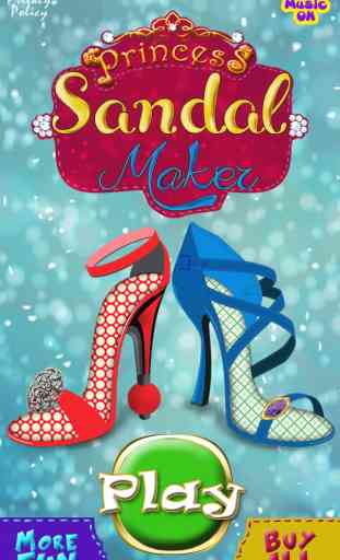 Princesse Sandal Maker - Jeux de fille pour les icônes de la mode 1