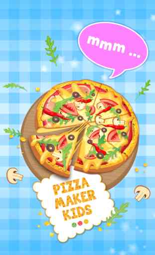 Pizza Maker Kids - Italian Food Cooking Game 1