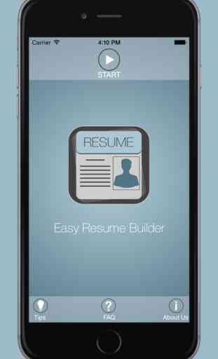 CV App: Curriculum vitae pour recherche d'emploi 2