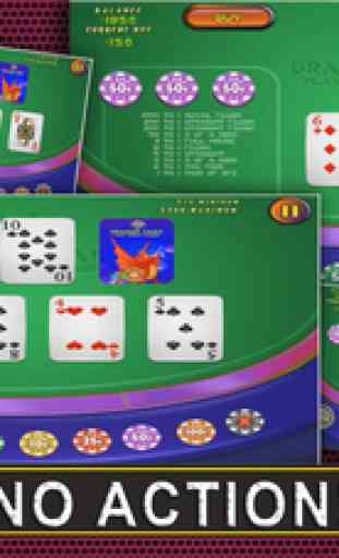 Aaaah! Dragon carte jouer au poker vidéo pour Casino à Jackpot sauvage 3