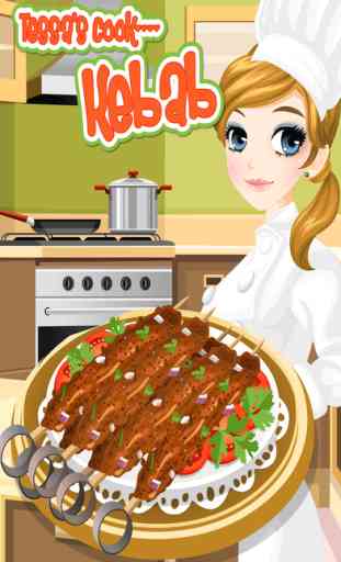 Tessa’s Kebab - apprendre à faire vos recette dans ce jeu de cuisine pour les enfants 1