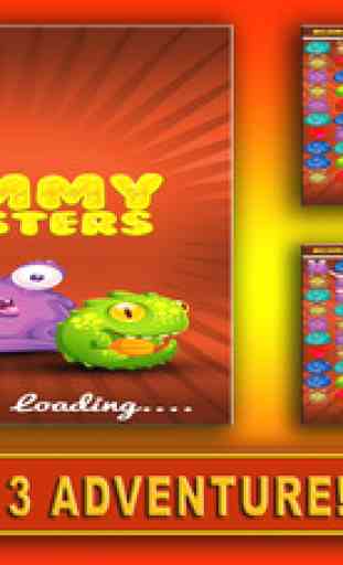 Aaaaah! Gummy Monsters match Jelly Goutte 3 1