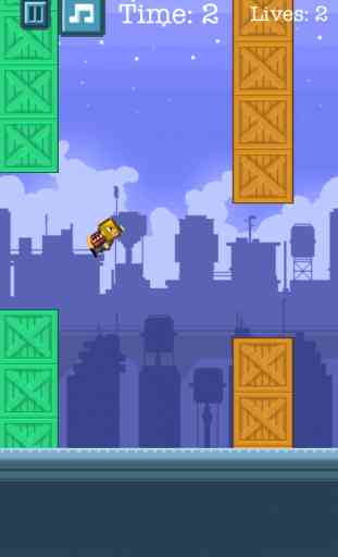 Action of Jet-Pack Man - Tiny Flying Hero Pixel Free 2