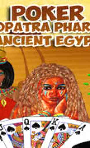 Égypte antique Poker - Cleopatra Pharaon Edition 1