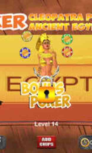 Égypte antique Poker - Cleopatra Pharaon Edition 2