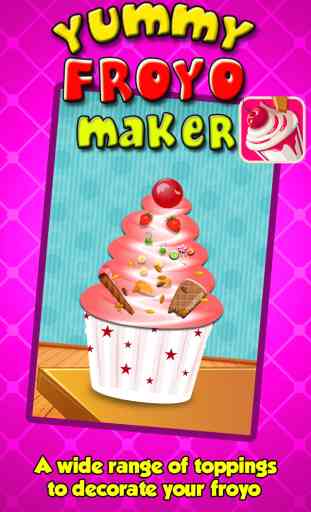Yummy Froyo Maker - Jeux de cuisine pour enfants 4