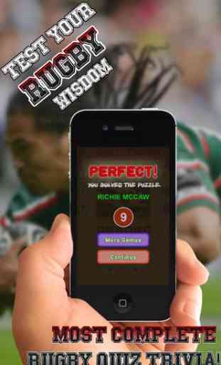 Allo ! Deviner les Joueurs de Rugby - Photo Quiz pour les Fanatiques de Rugby et des Sports 2