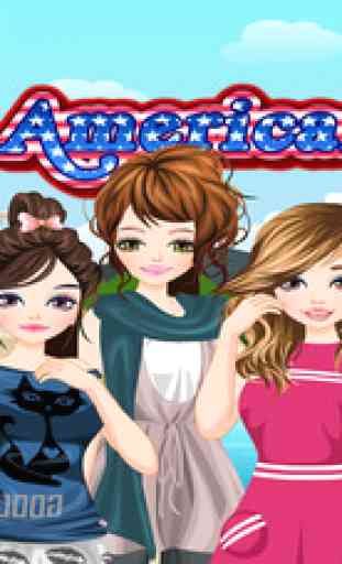 American Girls - Jeu d'habillage et maquillage pour les filles qui aiment les jeux de mode 1
