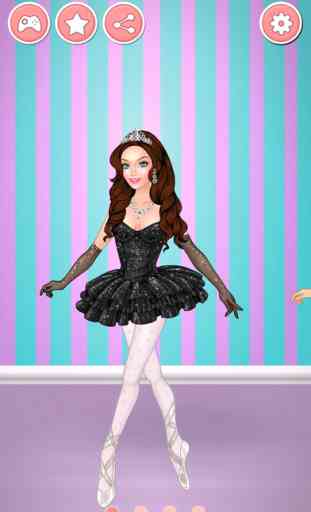 Ballerine Jeu D'habillage - Jeux De Mode De Ballet Pour Filles 1