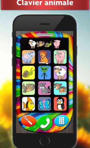 Téléphone de Enfants - Un jeu musical gratuit avec des animaux pour les enfants 2