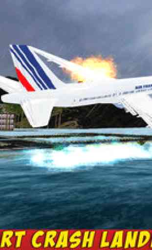 Aéroport Crash Landing 3D - Ville Avion Simulation Pilot 2
