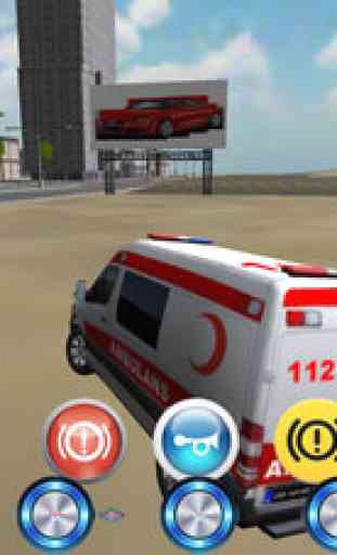 Ambulance jeu de conduite 1