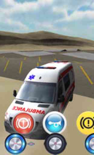 Ambulance jeu de conduite 2