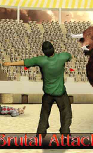 Angry Bull Attack - jeu de simulation de Real matador 4