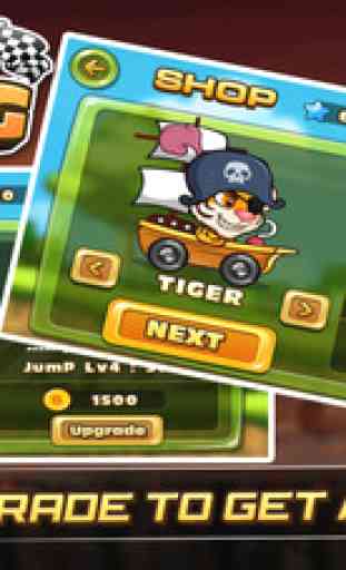 Racing Animal: Jungle Race Cartoon Jeux d'aventure 2