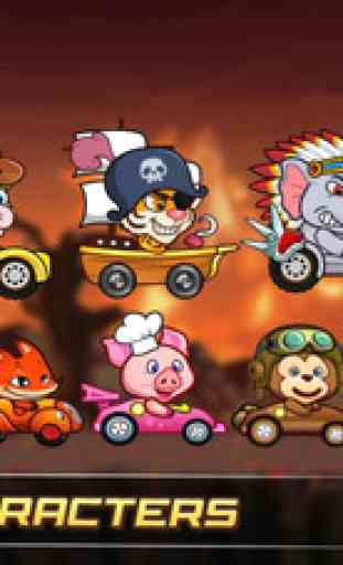 Racing Animal: Jungle Race Cartoon Jeux d'aventure 4