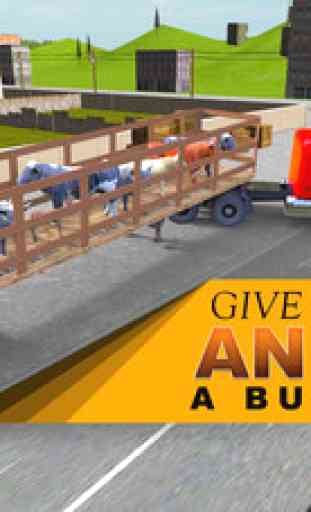 Transporteur d'animaux Conduite de camions - Simul 1