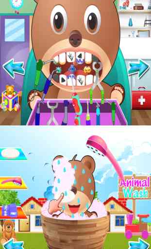 Une chirurgie dentaire bébé animalerie & lavage Salon simulateur 3