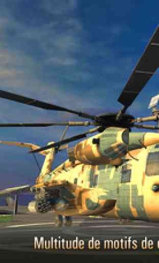 Bataille d'hélicoptères - Simulateur 3D de batailles d'hélicotères dans une guerre mondiale dans un jeu en ligne multijoueur gratuit 3