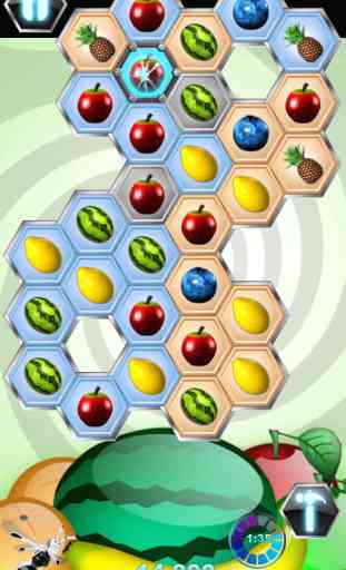 Bechained : Link the Jewel,Pop the Fruit,Candy or zombie and let fall down the little bee mania ! 4