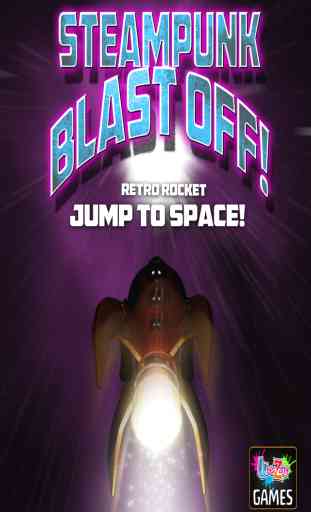 Steampunk Blast Off ! GRATUIT-Retro Rocket Jump à l'espace ( Steampunk Blast Off! FREE - Retro Rocket Jump to Space ) 3