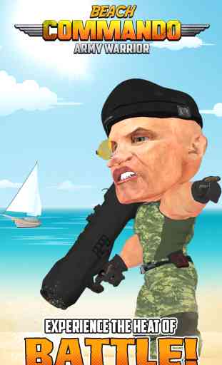 Beach Commando Warrior Blitz: Army Combat War Battle Forces 1