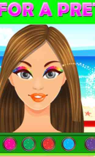 Beach Dress up - Makeup & Spa for Girls 1
