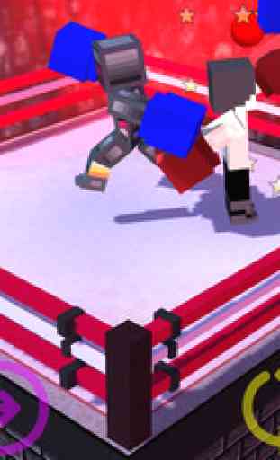 Blocky Boxing Match 3D - Endless Survival Craft Game (Free Edition) 3