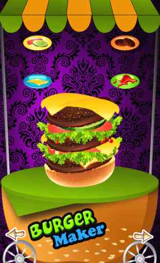 Burger Maker - jeu de cuisine pour enfants, garçons et filles 3