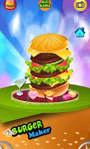 Burger Maker - jeu de cuisine pour enfants, garçons et filles 4