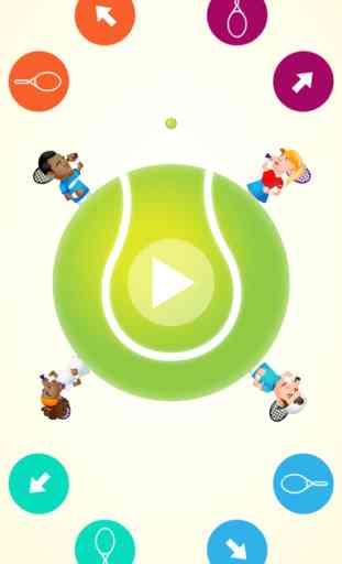 Mini Jeux de Tennis Rond – Jeux de 4, 3 & 2 Joueurs 2