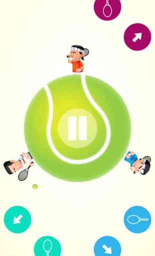 Mini Jeux de Tennis Rond – Jeux de 4, 3 & 2 Joueurs 4